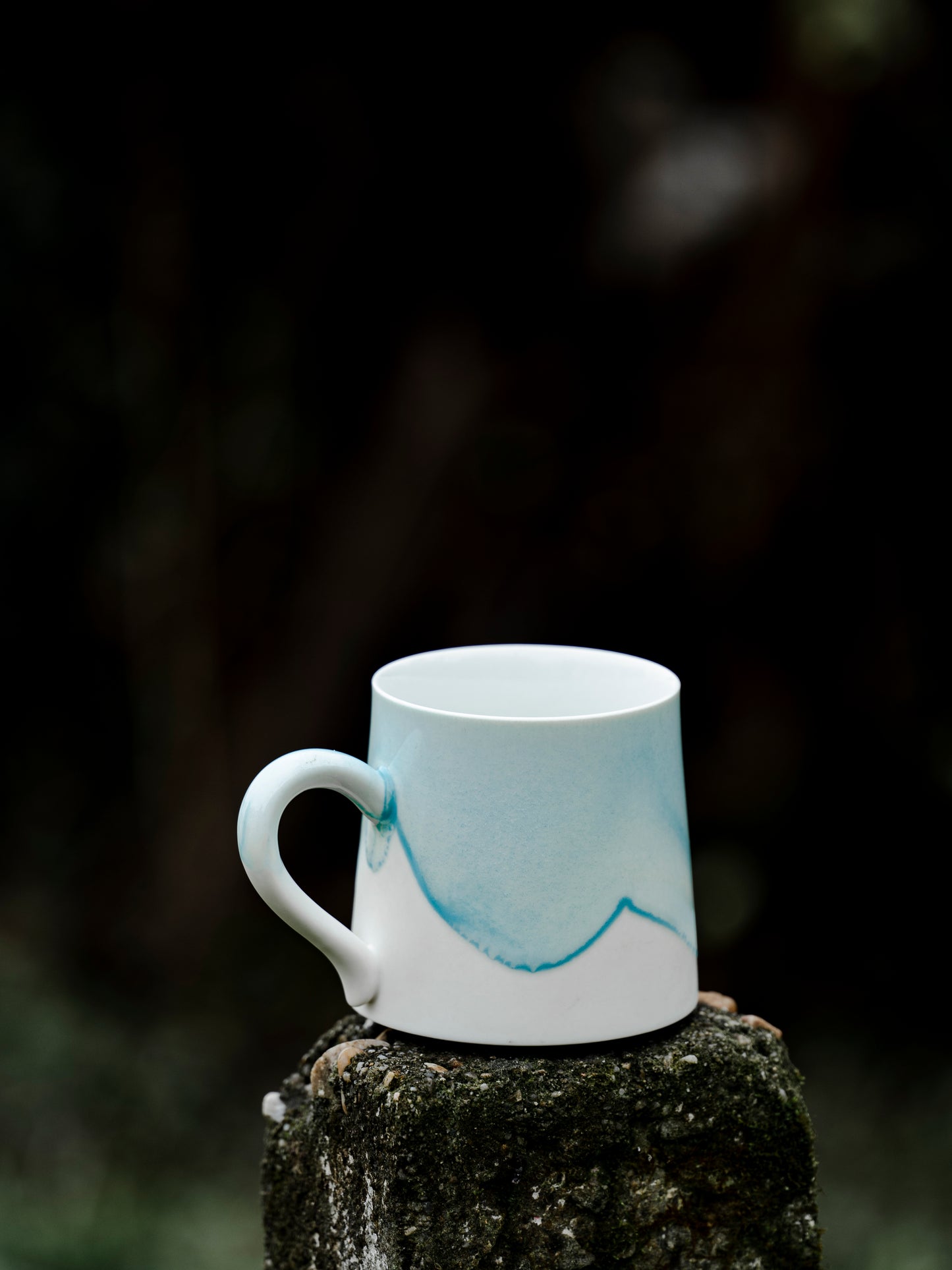 Handmade Glacier White Mug