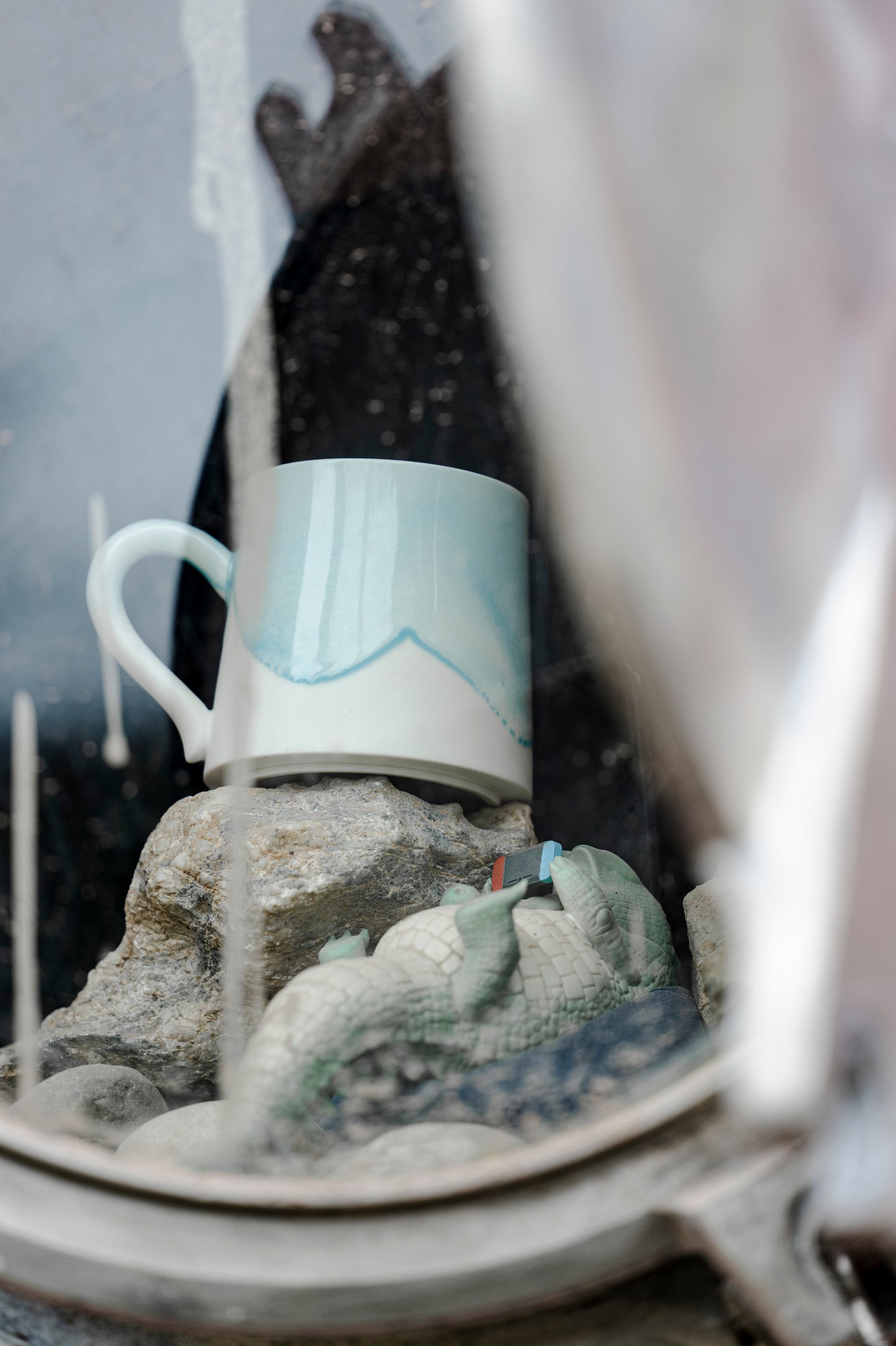 Handmade Glacier White Mug