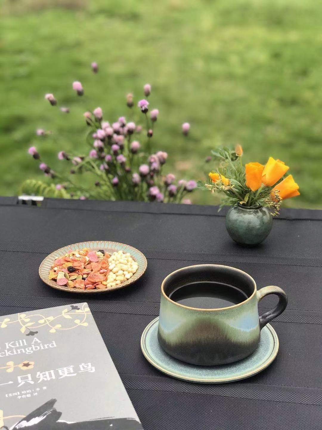 Handmade Rainy Sleep Coffee Cup Set