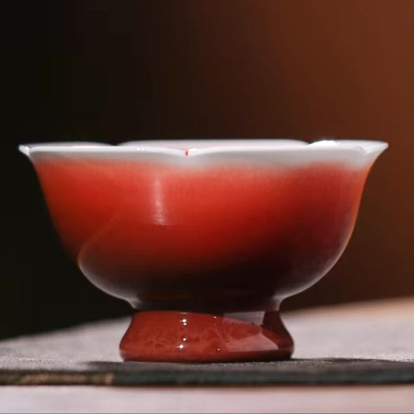 Imperial Langyao Red Tea Cup