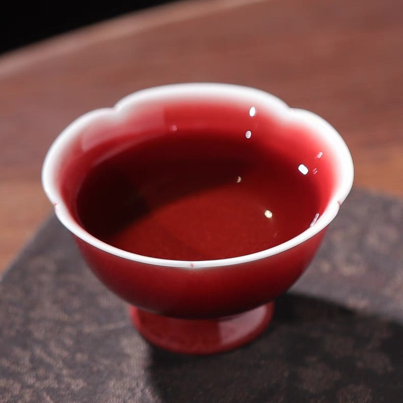Imperial Langyao Red Tea Cup