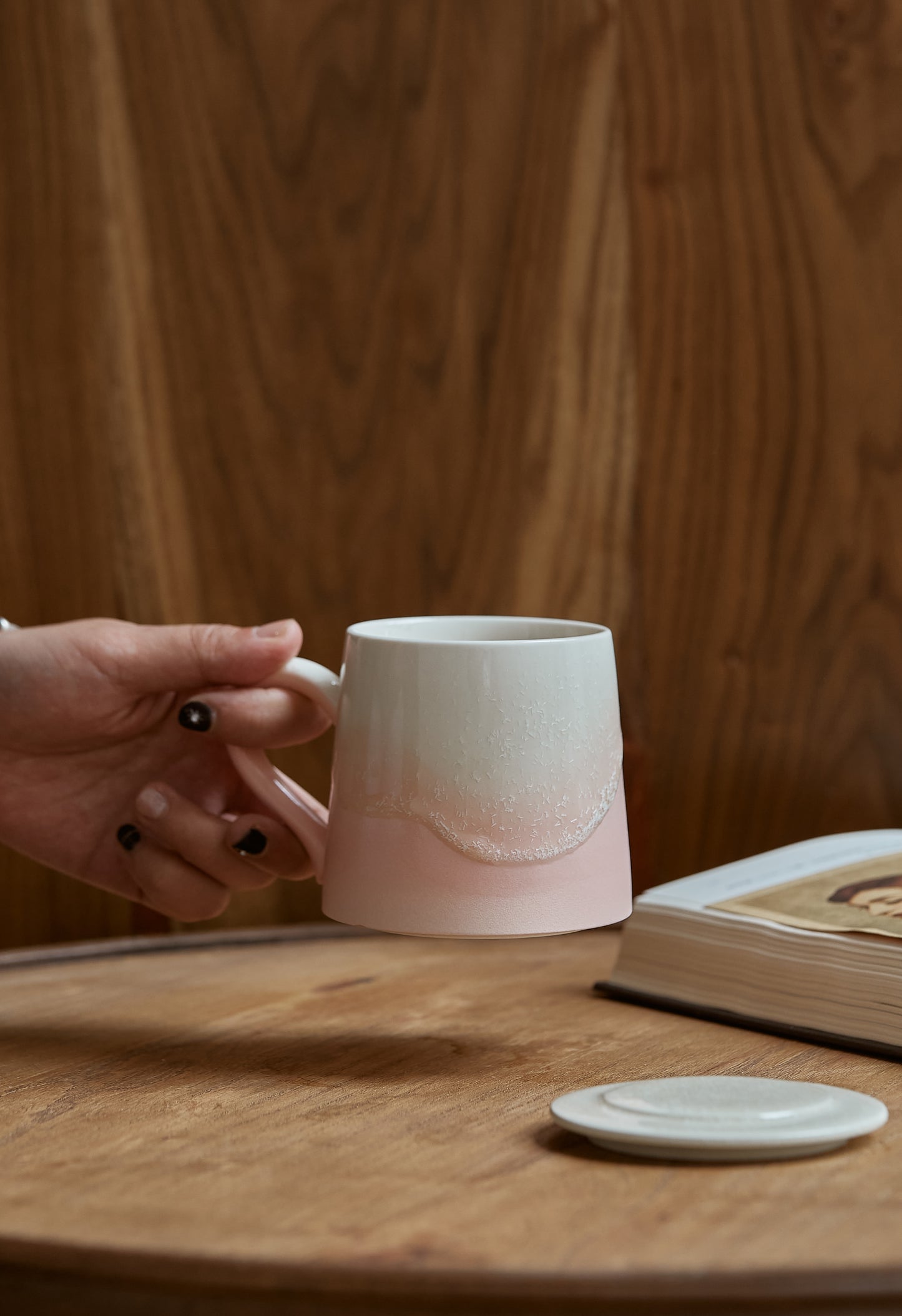 Handmade Sakura Beach Mug