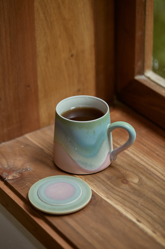 Handmade Pinky Beach Mug